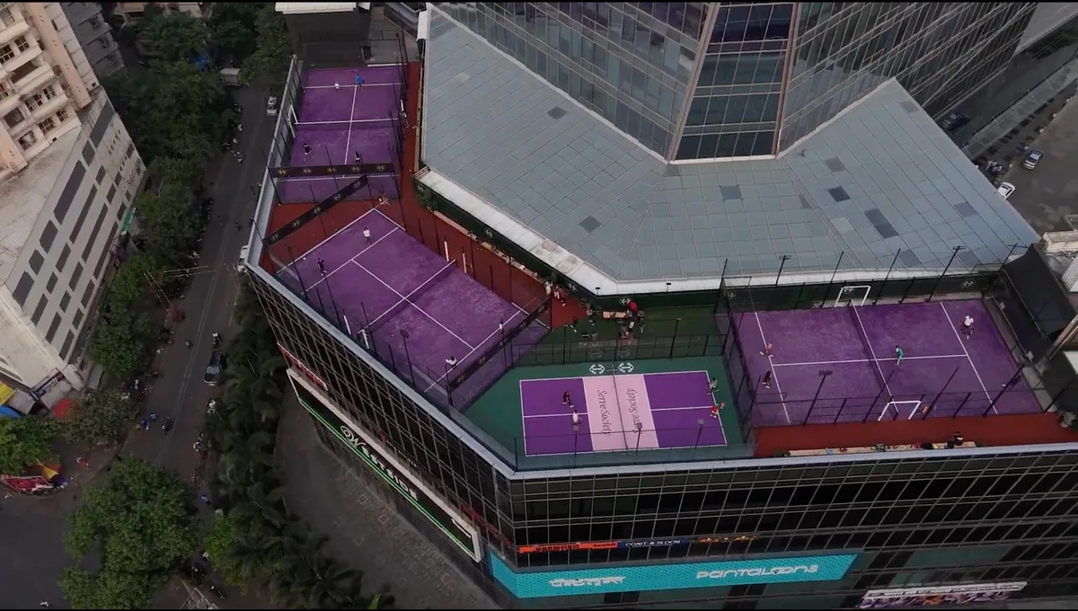 Padel courts at Serve Society, Dadar West, Mumbai